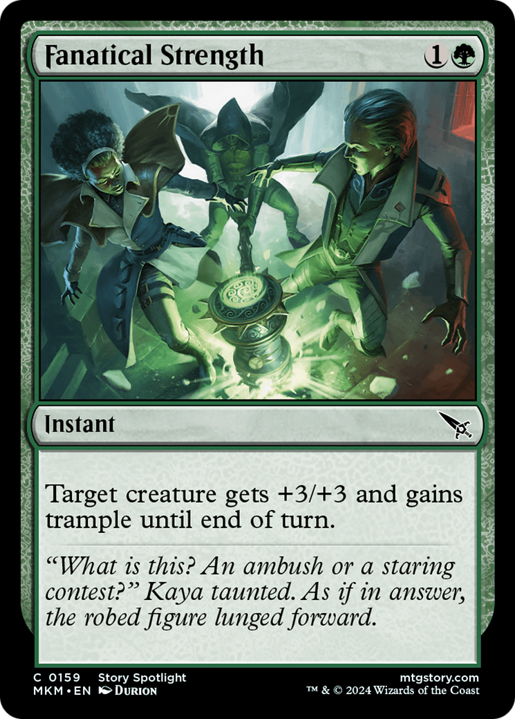 Image of Fanatical Strength (MKM-159) - Murders at Karlov Manor Foil