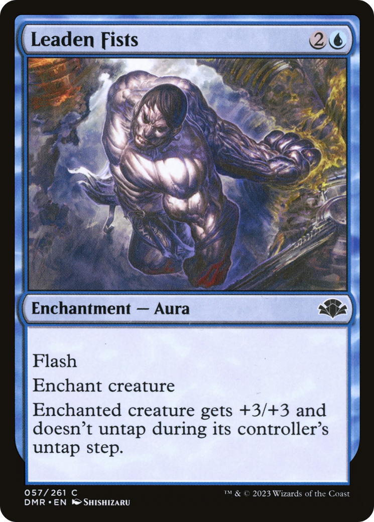 Image of Leaden Fists (DMR-057) - Dominaria Remastered Foil