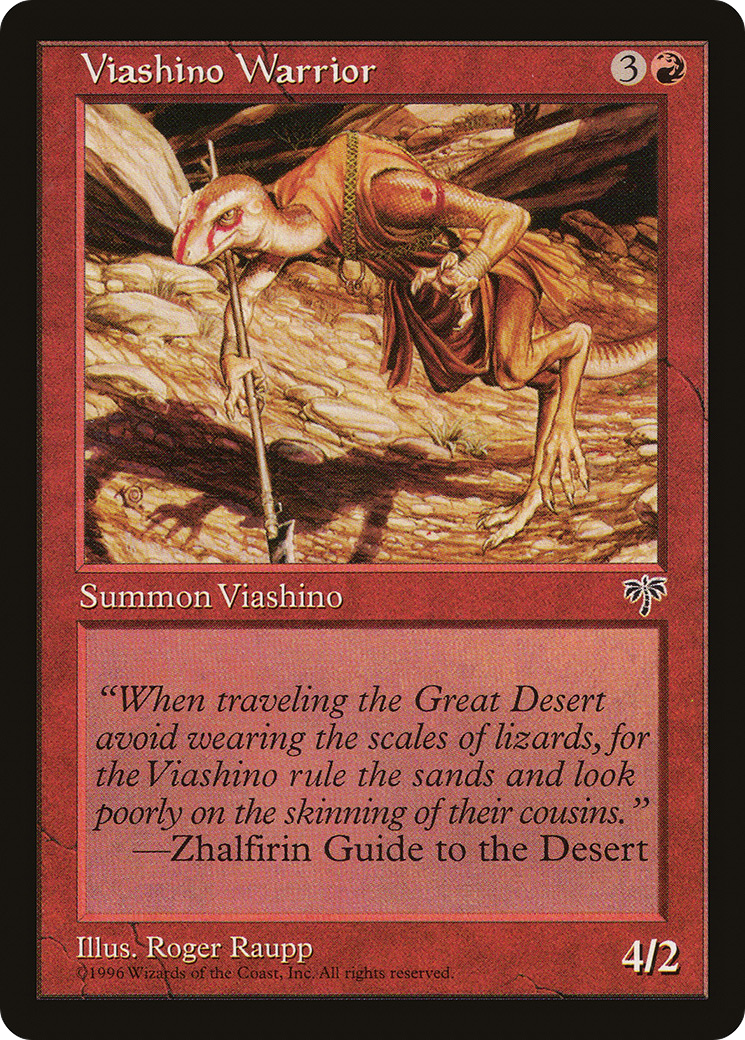 Image of Viashino Warrior (MIR-) - Mirage