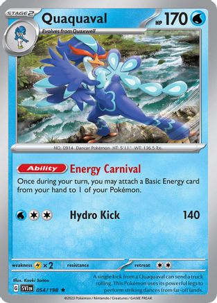 Image of Quaquaval 054/198  Deck Exclusives - Promo