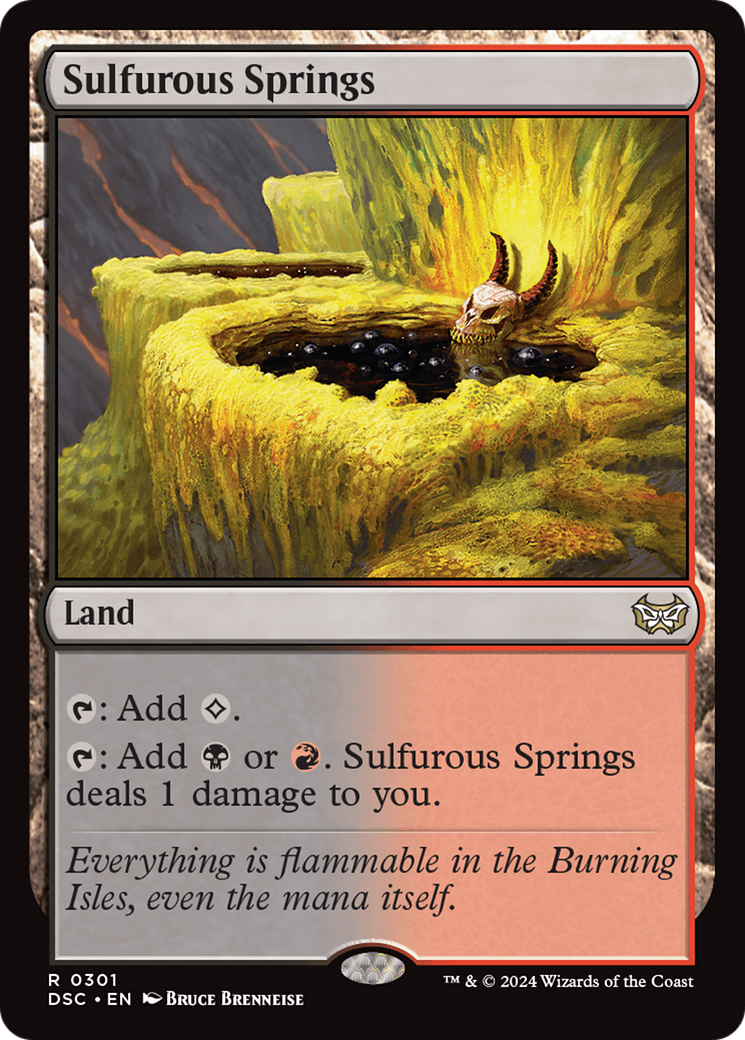 Image of Sulfurous Springs (DSC-301) - Duskmourn: House of Horror Commander