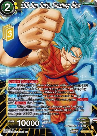Image of SSB Son Goku, Finishing Blow (BT21-103) - Wild Resurgence Foil