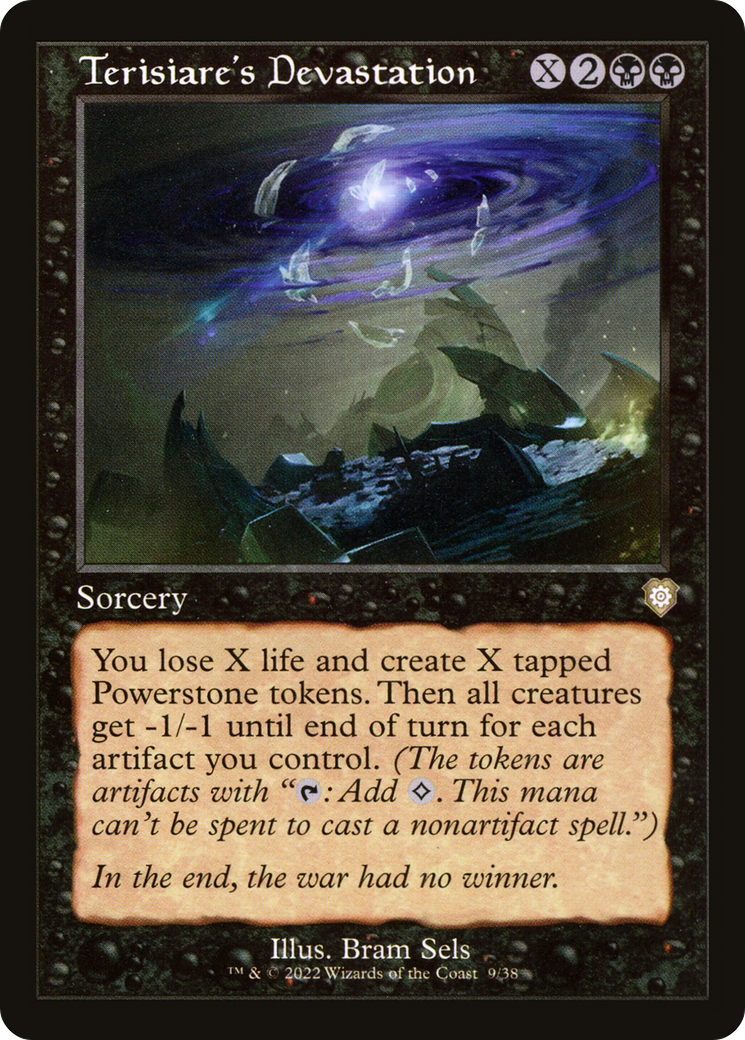 Image of Terisiare's Devastation (Retro Frame) (BRC-009) - The Brothers' War Commander