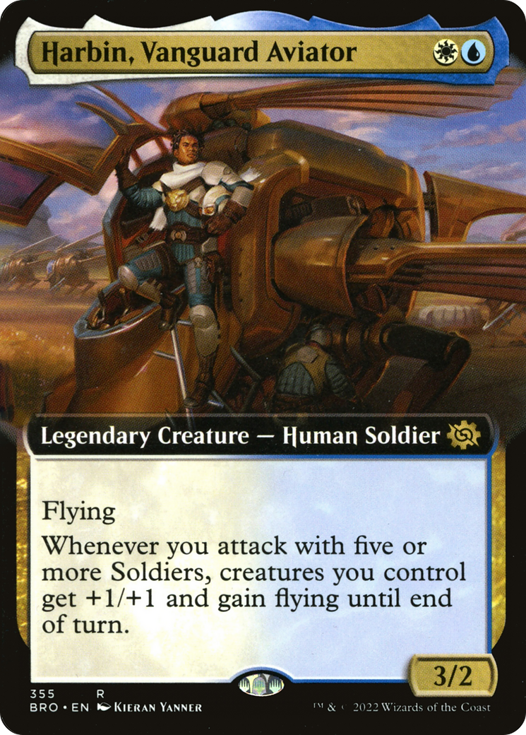 Image of Harbin, Vanguard Aviator (Extended Art) (BRO-355) - The Brothers' War: (Extended Art) Foil