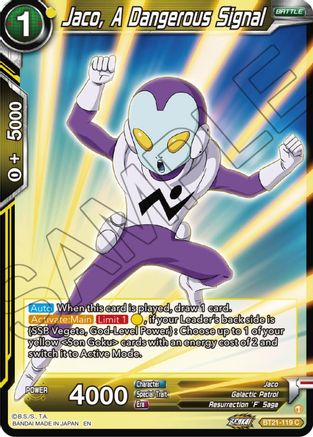 Image of Jaco, A Dangerous Signal (BT21-119) - Wild Resurgence