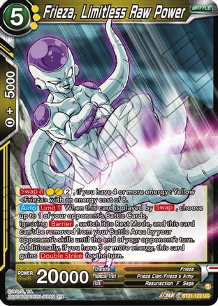 Image of Frieza, Limitless Raw Power (BT21-122) - Wild Resurgence Foil