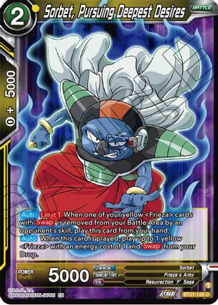 Image of Sorbet, Pursuing Deepest Desires (BT21-126) - Wild Resurgence Foil