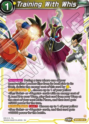 Image of Training With Whis (BT21-131) - Wild Resurgence