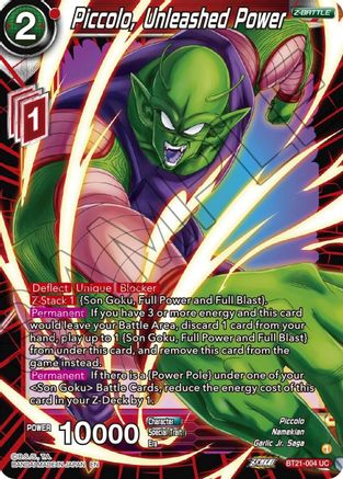 Image of Piccolo, Unleashed Power (BT21-004) - Wild Resurgence