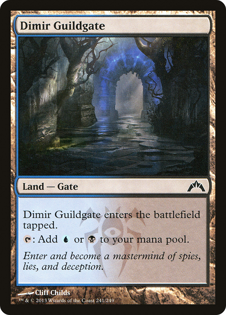Image of Dimir Guildgate (GTC-241) - Gatecrash Foil