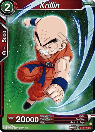 Image of Krillin (BT21-016) - Wild Resurgence Foil