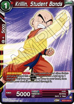 Image of Krillin, Student Bonds (BT21-018) - Wild Resurgence