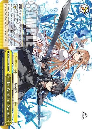 Image of The World of Swords (RRR) (SAO/S100-E024R RRR) - Sword Art Online Animation 10th Anniversary