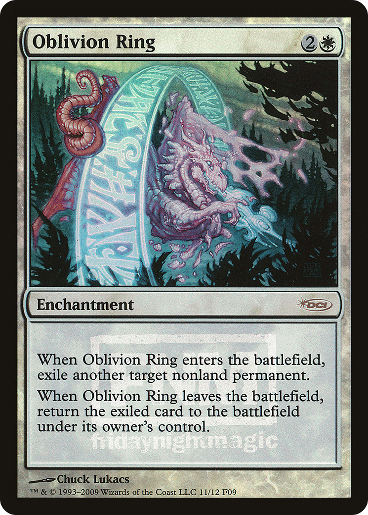 Image of Oblivion Ring (FNM-) - Friday Night Magic 2009 Foil