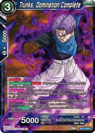 Image of Trunks, Domination Complete (BT21-048) - Wild Resurgence