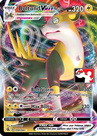 Image of Boltund VMAX 104  - Holofoil Prize Pack Series Cards - Ultra Rare