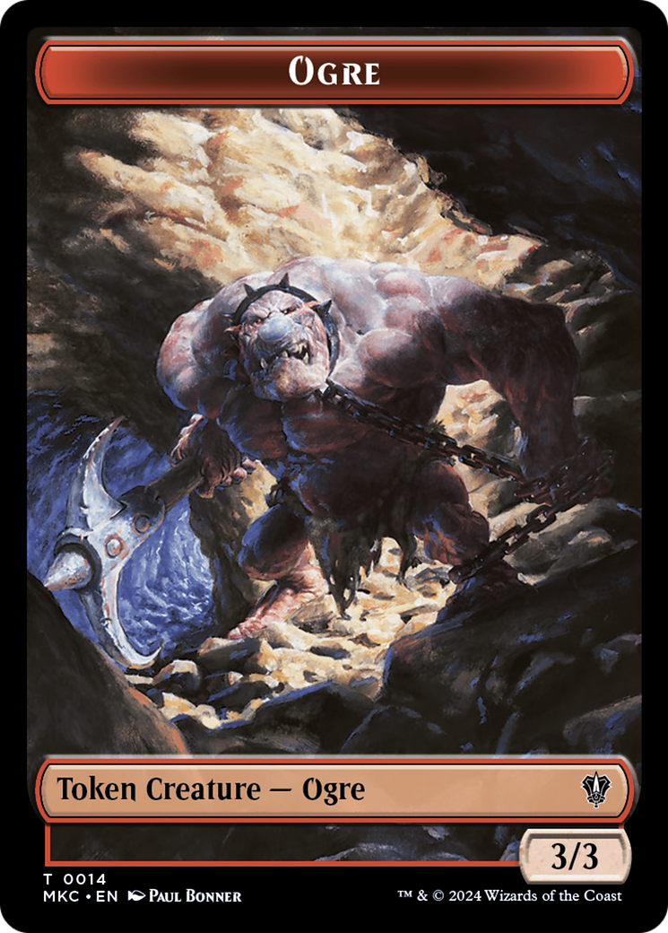 Image of Ogre (TMKC-014) - Murders at Karlov Manor Commander Tokens