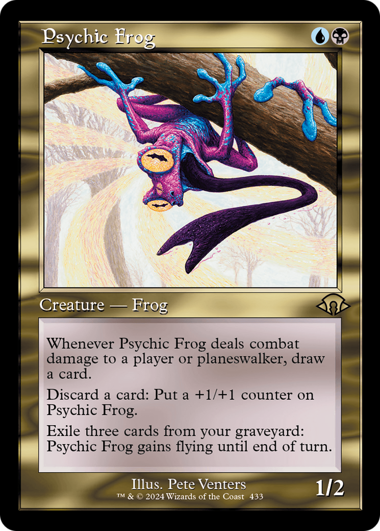 Image of Psychic Frog (Retro Frame) (MH3-433) - Modern Horizons 3