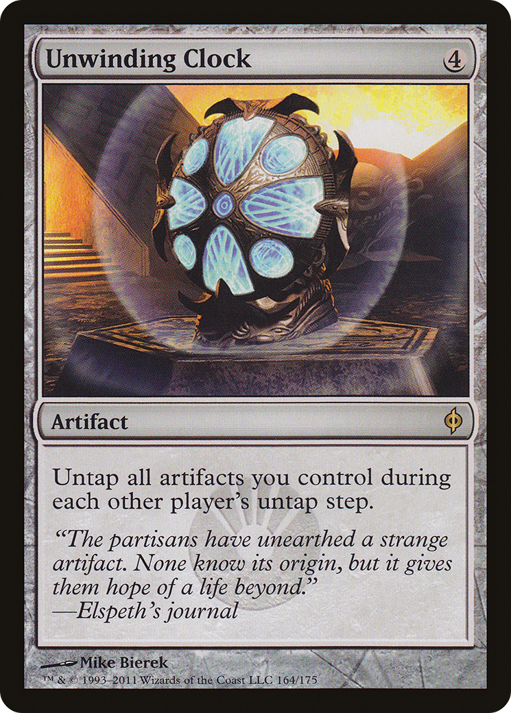 Image of Unwinding Clock (NPH-164) - New Phyrexia Foil