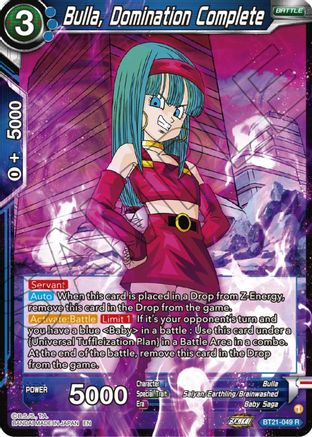 Image of Bulla, Domination Complete (BT21-049) - Wild Resurgence Foil