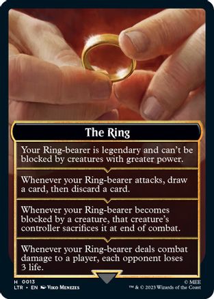 Image of The Ring Helper Card (LTR-013) - The Lord of the Rings: Tales of Middle-earth