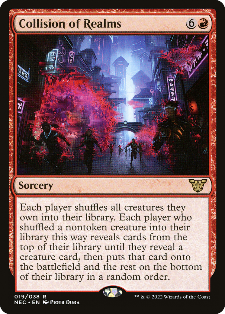 Image of Collision of Realms (NEC-019) - Neon Dynasty Commander