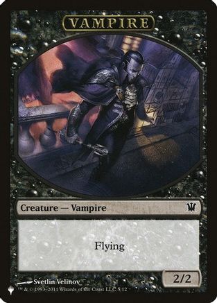 Image of Vampire // Zombie Double-sided Token (LIST-5 // 5) - The List Reprints
