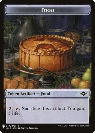 Image of Food // Golem Double-sided Token (LIST-17 // 27) - The List Reprints