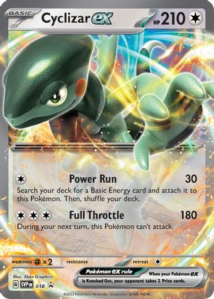 Image of Cyclizar ex 018  - Holofoil SV Scarlet & Violet Promo Cards - Promo