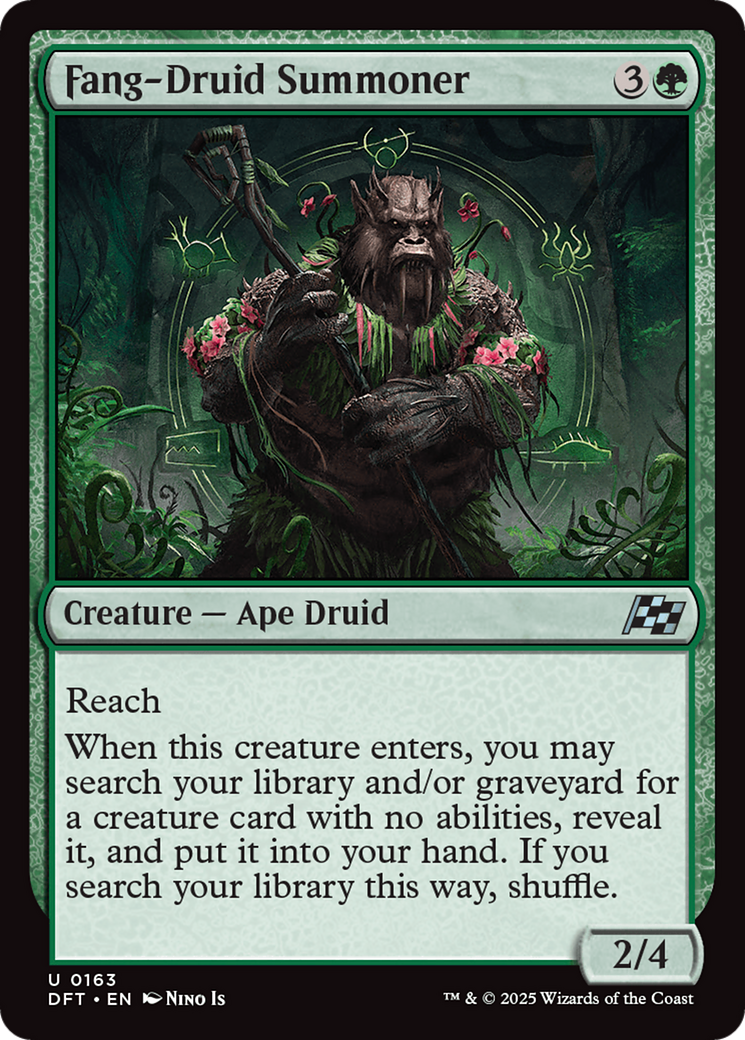 Image of Fang-Druid Summoner (DFT-163) - Aetherdrift