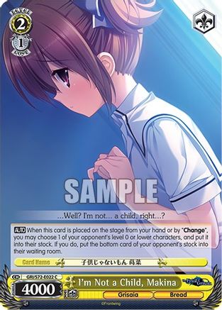 Image of I'm Not a Child, Makina (GRI/S72-E022 C) - The Fruit of Grisaia
