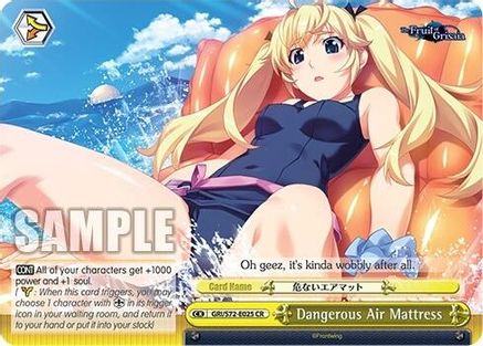 Image of Dangerous Air Mattress (GRI/S72-E025 CR) - The Fruit of Grisaia