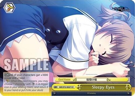Image of Sleepy Eyes (GRI/S72-E027 CC) - The Fruit of Grisaia