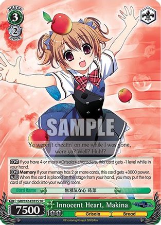 Image of Innocent Heart, Makina (SR) (GRI/S72-E031S SR) - The Fruit of Grisaia