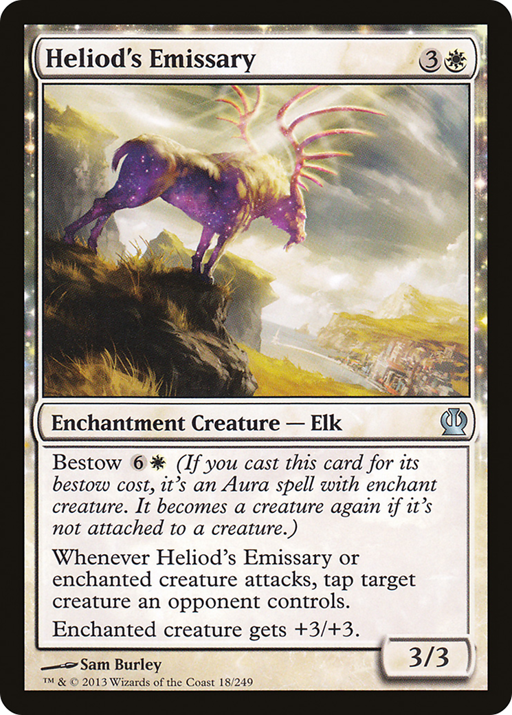 Image of Heliod's Emissary (THS-018) - Theros: (enchantment)