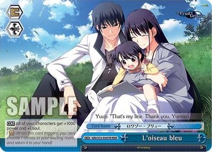 Image of L'oiseau bleu (RRR) (GRI/S72-E097R RRR) - The Fruit of Grisaia