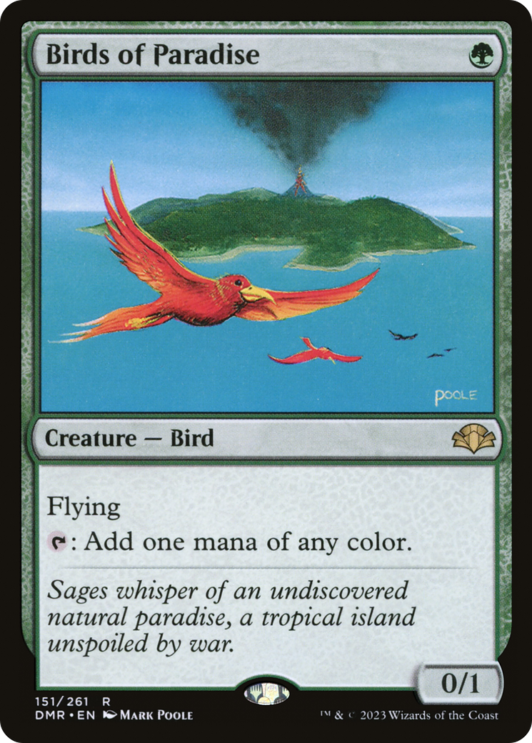 Image of Birds of Paradise (DMR-151) - Dominaria Remastered Foil