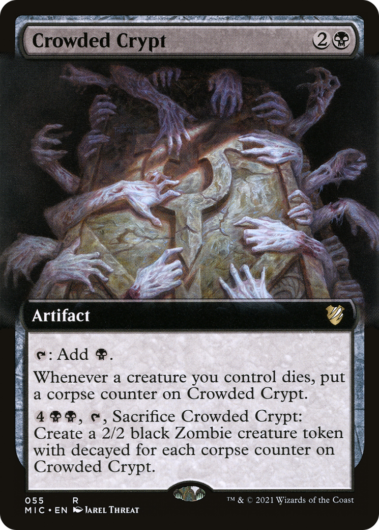 Image of Crowded Crypt (Extended Art) (MIC-055) - Midnight Hunt Commander: (Extended Art)
