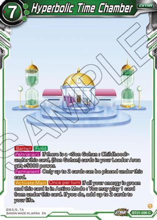 Image of Hyperbolic Time Chamber (BT21-096) - Wild Resurgence Foil