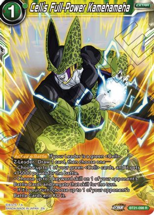 Image of Cell's Full-Power Kamehameha (BT21-098) - Wild Resurgence