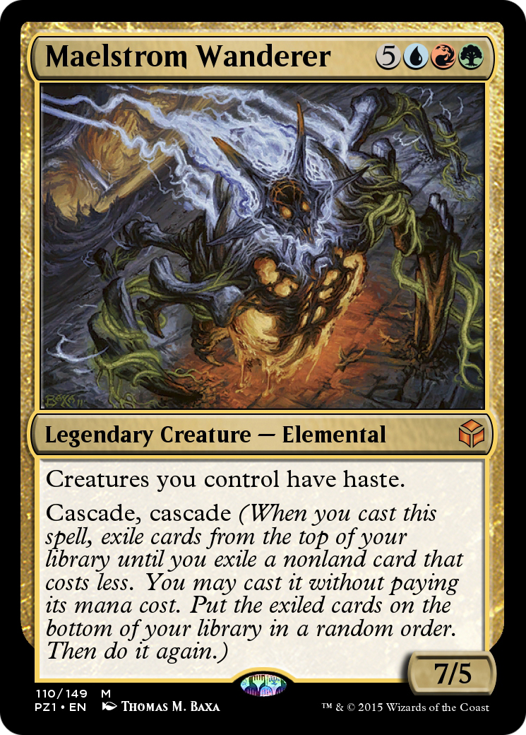 Image of Maelstrom Wanderer (PZ1-110) - Legendary Cube Prize Pack Foil