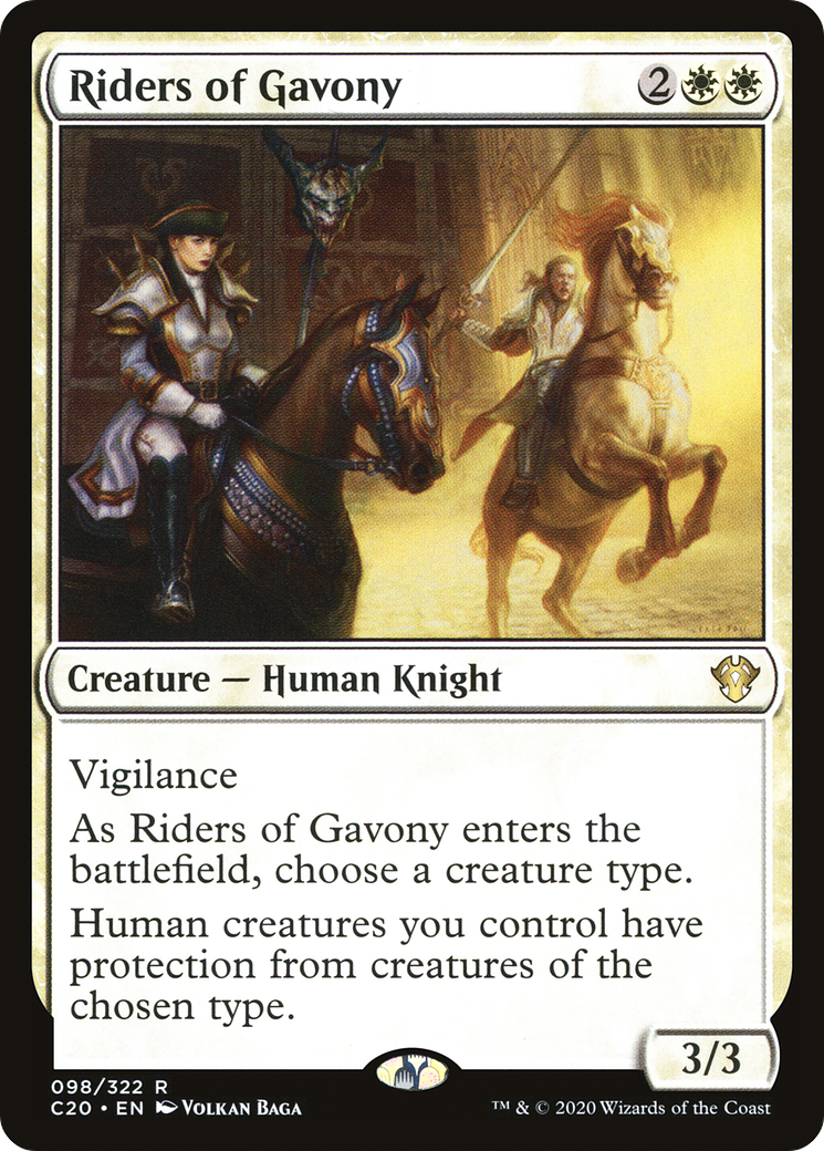 Image of Riders of Gavony (C20-098) - Commander 2020