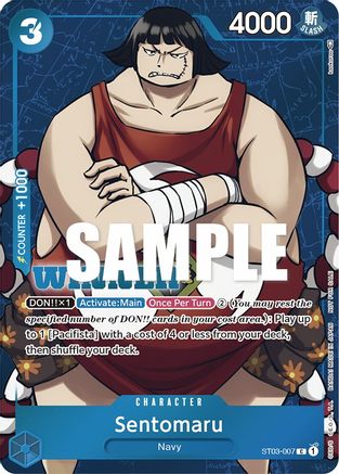 Image of Sentomaru (Tournament Pack Vol. 3) [Winner] (ST03-007) - One Piece Promotion Cards Foil
