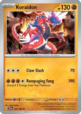 Image of Koraidon 124/198  Deck Exclusives - Rare