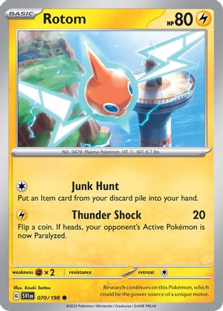 Image of Rotom 070/198  - Holofoil Miscellaneous Cards & Products - Promo