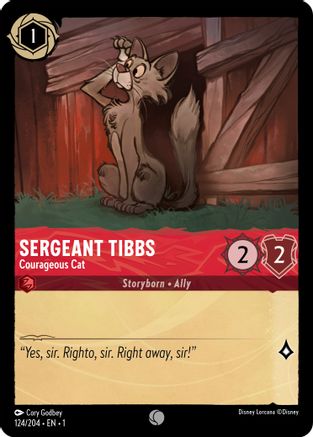 Image of Sergeant Tibbs - Courageous Cat (124/204) - The First Chapter