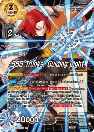 Image of SSG Trunks, Guiding Light (BT21-133) - Wild Resurgence Foil