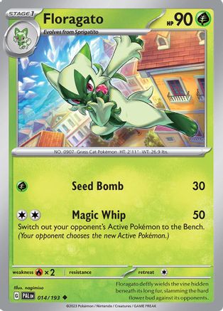 Image of Floragato 014/193  SV02 Paldea Evolved - Uncommon