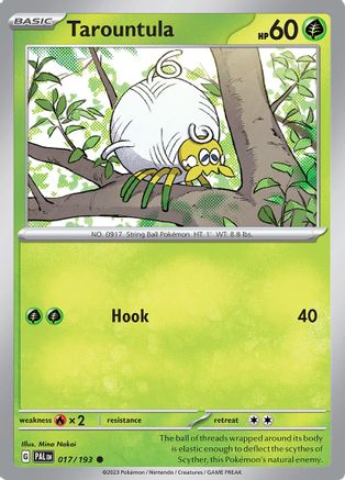 Image of Tarountula 017/193  - Reverse Holofoil SV02 Paldea Evolved - Common