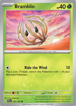 Image of Bramblin 022/193  SV02 Paldea Evolved - Common